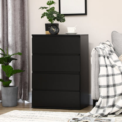 Chest of Drawers, 4-Drawer Storage Cabinets, Modern Dresser, Storage Drawer Unit for Bedroom