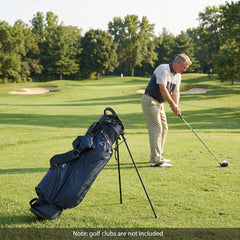 Golf Stand Bag with 4 Way Dividers-Blue