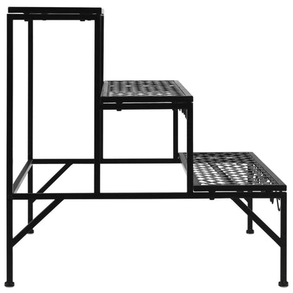 3-Tier Metal Plant Stand for Patio & Garden & Balcony