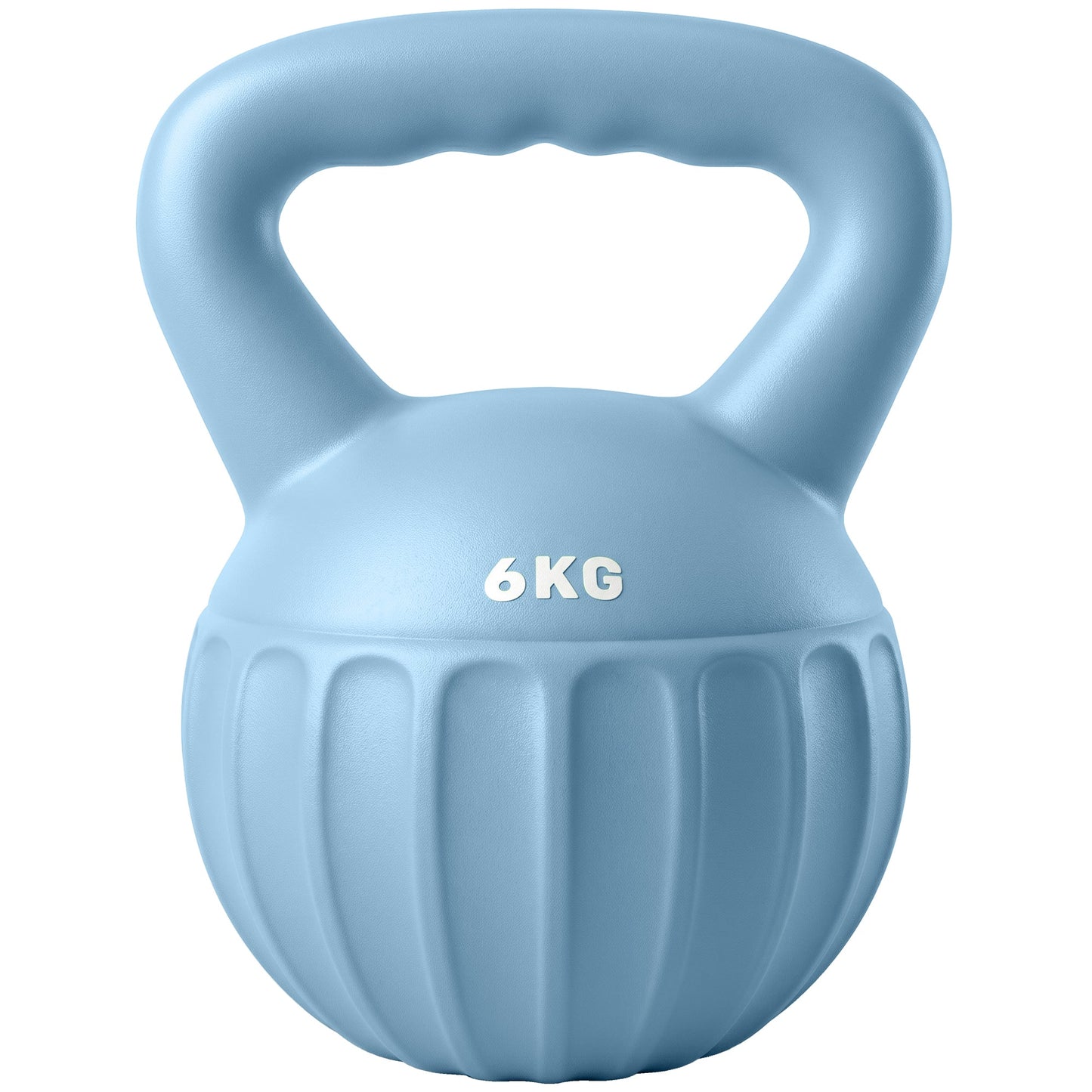 SPORTNOW Kettlebell for Strength Training Kettle Bell with Non-Slip Handle 6 kg Blue