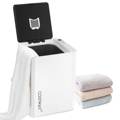 Home Towel Warmer with 0-90Min Timer and Overheat Protection-White