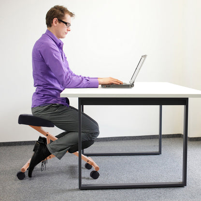 Adjustable Relieving Back and Neck Pain Knee Chair Stool with Thick Comfortable Cushion