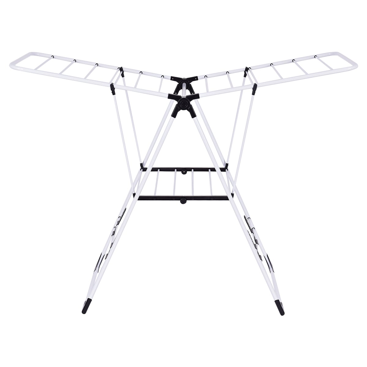 Adjustable Winged Clothes Airer Horses Indoor Laundry Rack Folding Washing Dryer