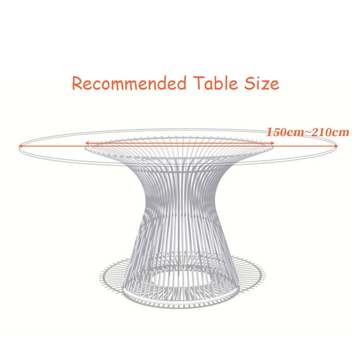 10 Pieces Round Washable Tablecloth for Wedding Dining Party-307 cm