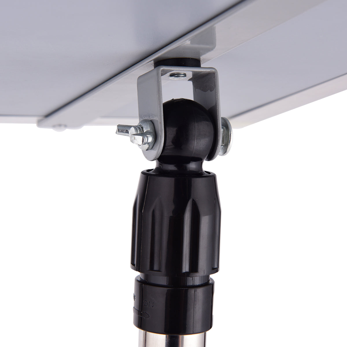 Info stand information stand poster stand customer stopper made of metal rotatable (A4)