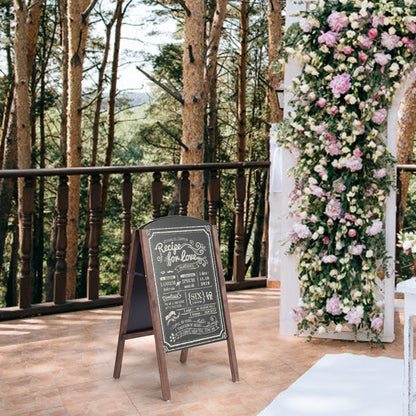 A-Frame Double-Sided Chalkboard  for Office Cafe Teaching-60 x 37 cm