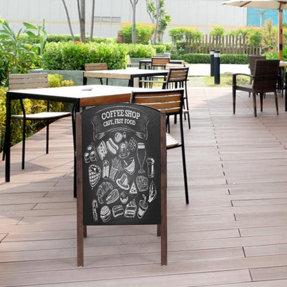 A-Frame Double-Sided Chalkboard  for Office Cafe Teaching-60 x 37 cm