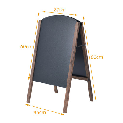 A-Frame Double-Sided Chalkboard  for Office Cafe Teaching-60 x 37 cm