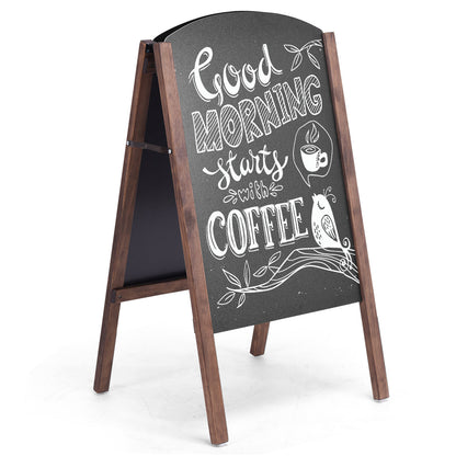 A-Frame Double-Sided Chalkboard  for Office Cafe Teaching-60 x 37 cm