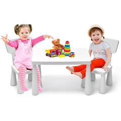 Children's Multi Activity Table and Chair Set-White
