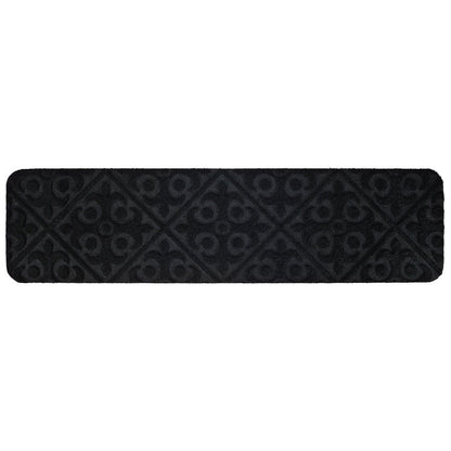 Non-Slip Stair Mats with Reusable Adhesive-Black