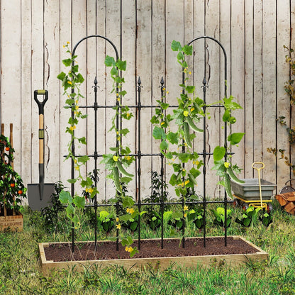 Decorative Garden Fence for Vegetable Flower Cucumber Tomato
