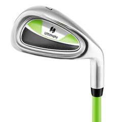 Individual Gold Club for Kids with Fiberglass Shaft and Headcover-Green