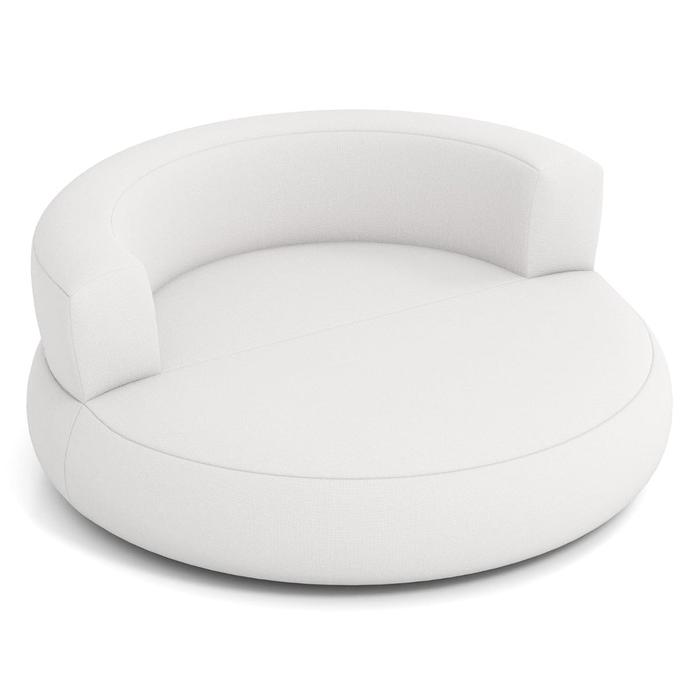 Inflatable Couch Inflatable Lounger Air Sofa with Detachable Cover-White