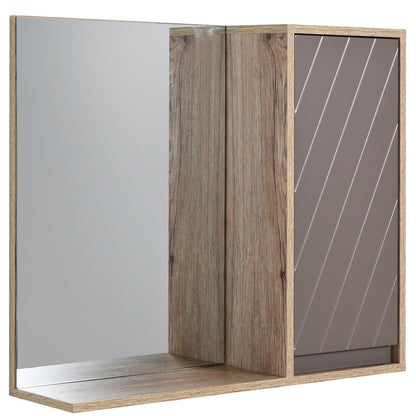 MDF Wall Mounted Bathroom Cabinet With Mirror