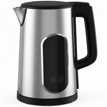 HOMCOM 1.5L Electric Kettle, 3000W Fast Boil Water Kettle with LED Touch Control, Strix Thermostat, Keep Warm Function
