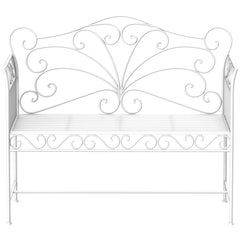 Outsunny Heavy-Duty Garden Bench-White