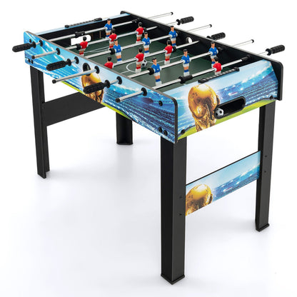 37 Inch Mini Foosball Table with Score Keeper and Removable Legs