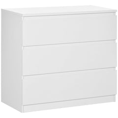 HOMCOM Chest of Three Drawers - White