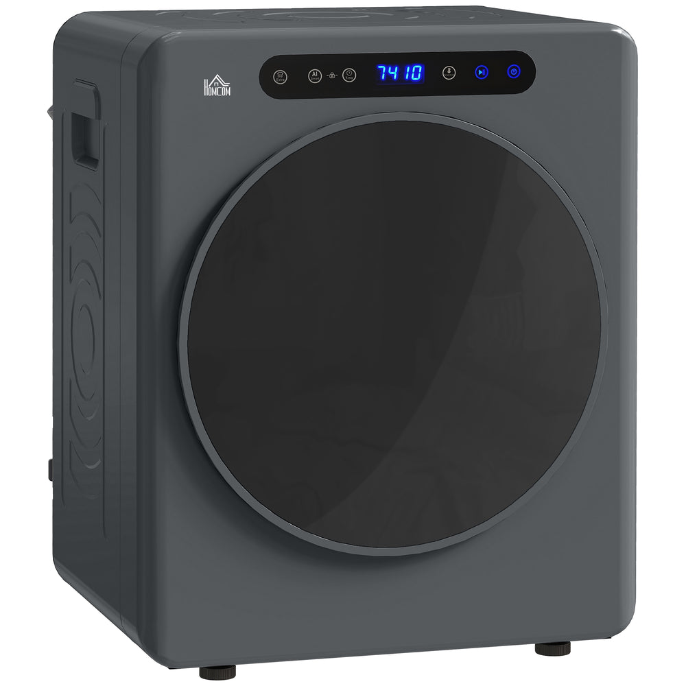 HOMCOM 4kg Compact 40-60 Tumble Dryer - Grey