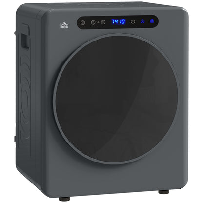 HOMCOM 4kg Compact 40-60â  Tumble Dryer - Grey