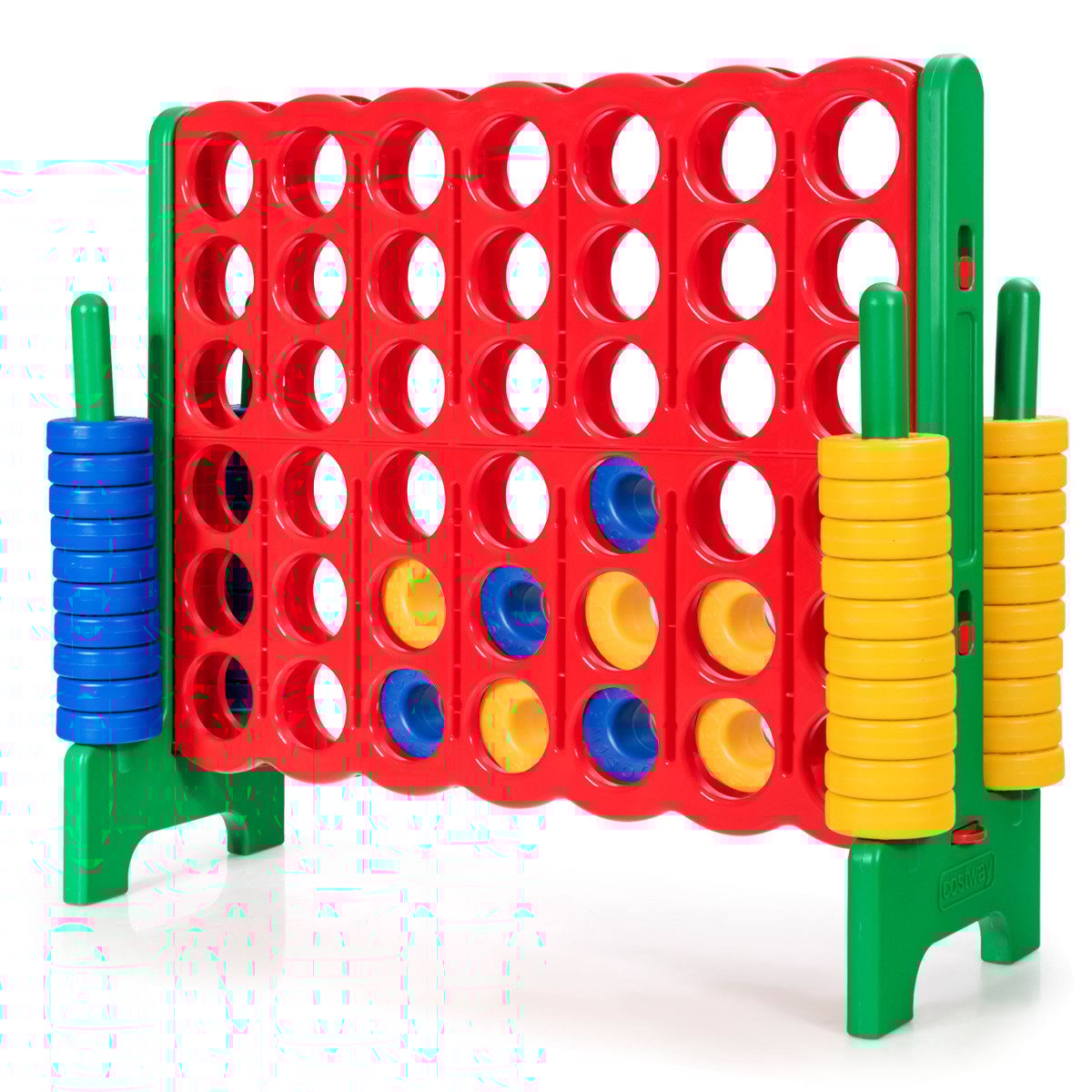 Jumbo 4-to-Score Giant Game Set with Quick-Release Lever-Green