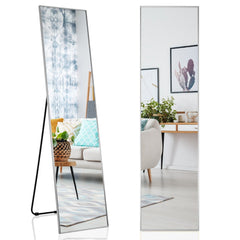 160 x 40cm Full Length Mirror with Shatter-proof Glass-Silver