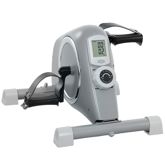 SPORTNOW Pedal Exerciser with Eight Level Magnetic Resistance, with Eight-Level Magnetic Resistance, Grey