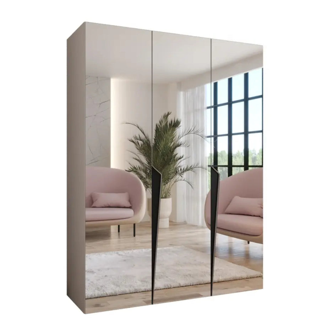 Piano III Hinged Door Wardrobe 150cm