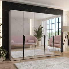 Piano III Hinged Door Wardrobe 250cm