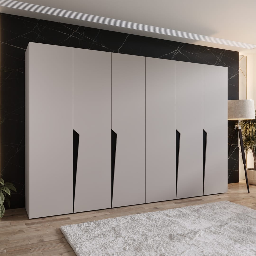 Piano I Hinged Door Wardrobe 300cm