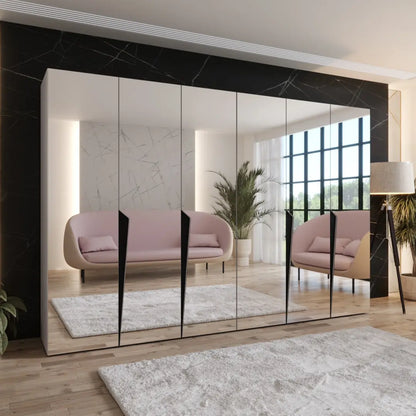 Piano III Hinged Door Wardrobe 300cm