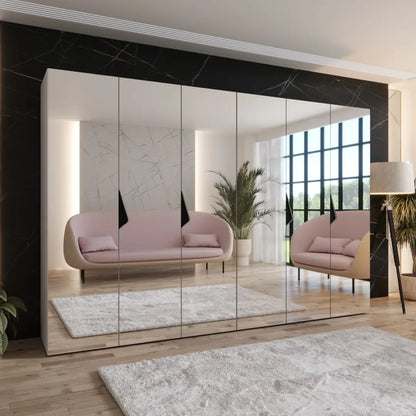 Sandi III Hinged Door Wardrobe 300cm