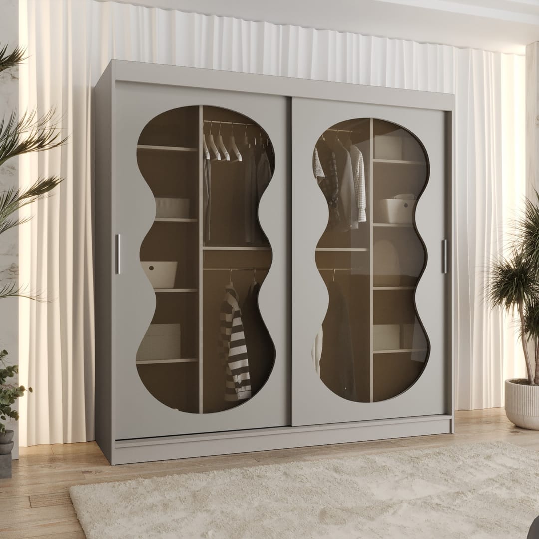 Bahrain III Sliding Door Wardrobe 200cm