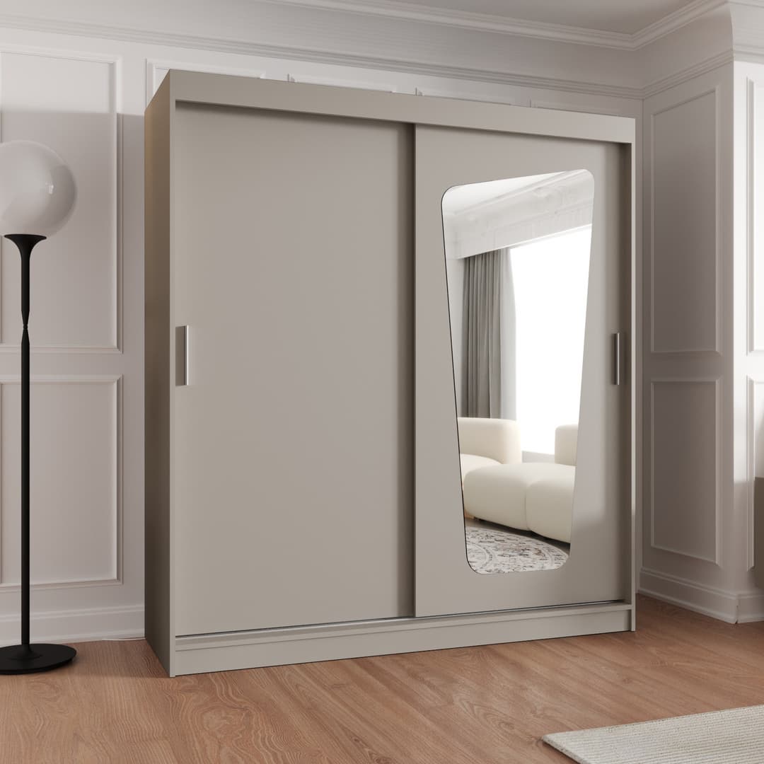 Moka Sliding Door Wardrobe 180cm