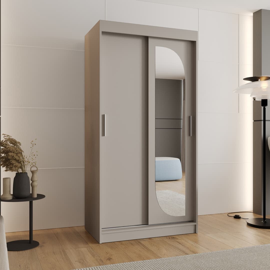 Lucy Sliding Door Wardrobe 100cm