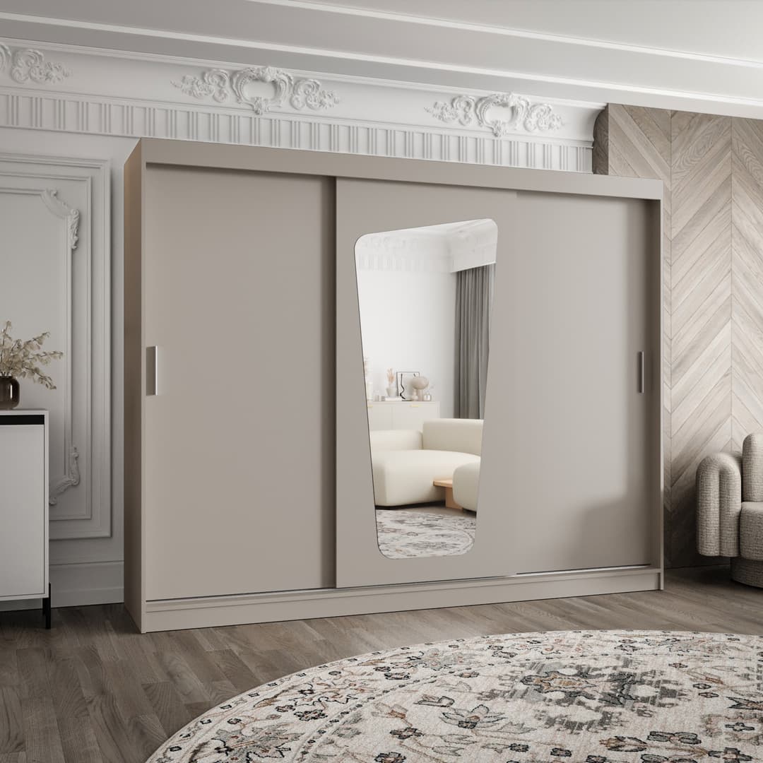 Moka Sliding Door Wardrobe 250cm