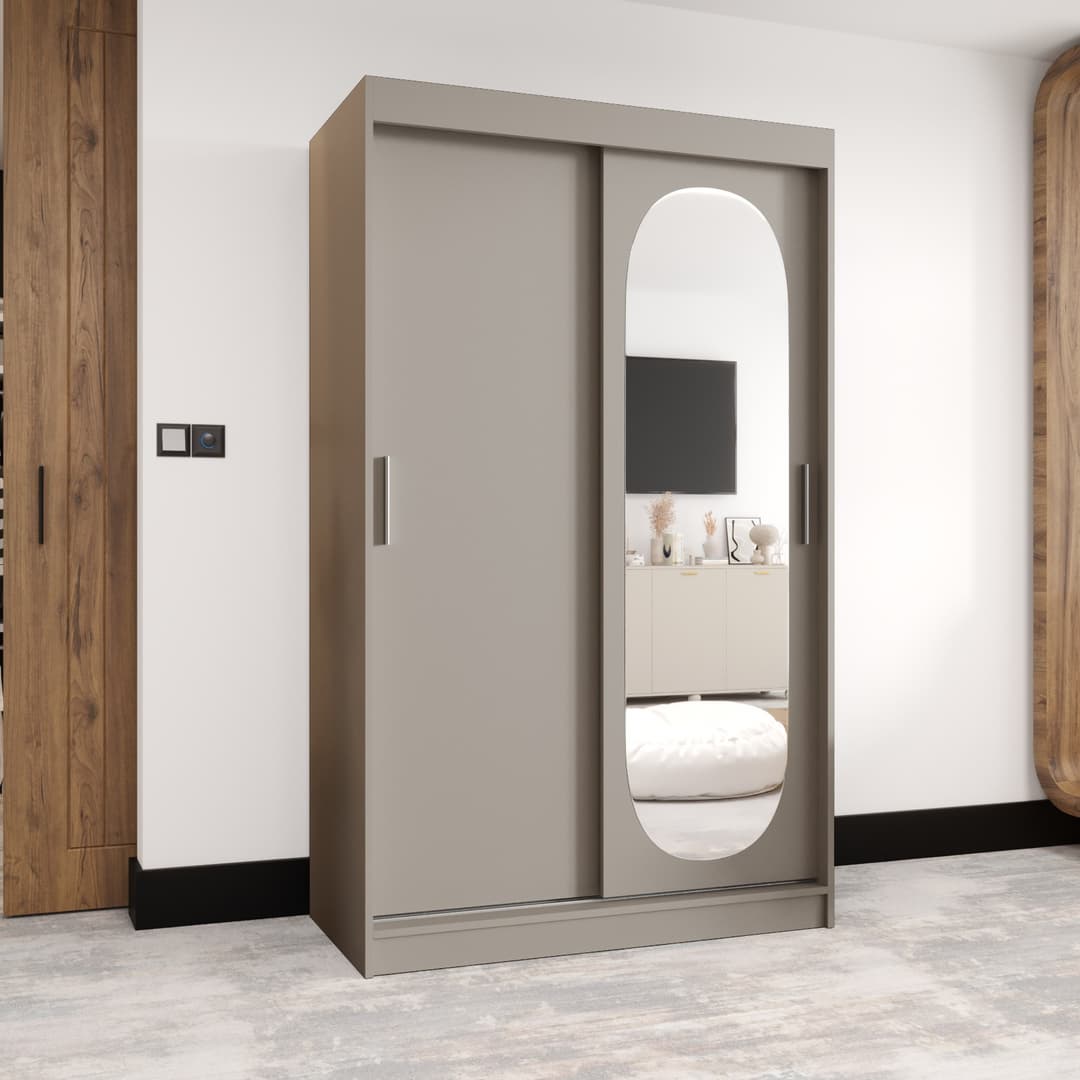 Royal Sliding Door Wardrobe 120cm