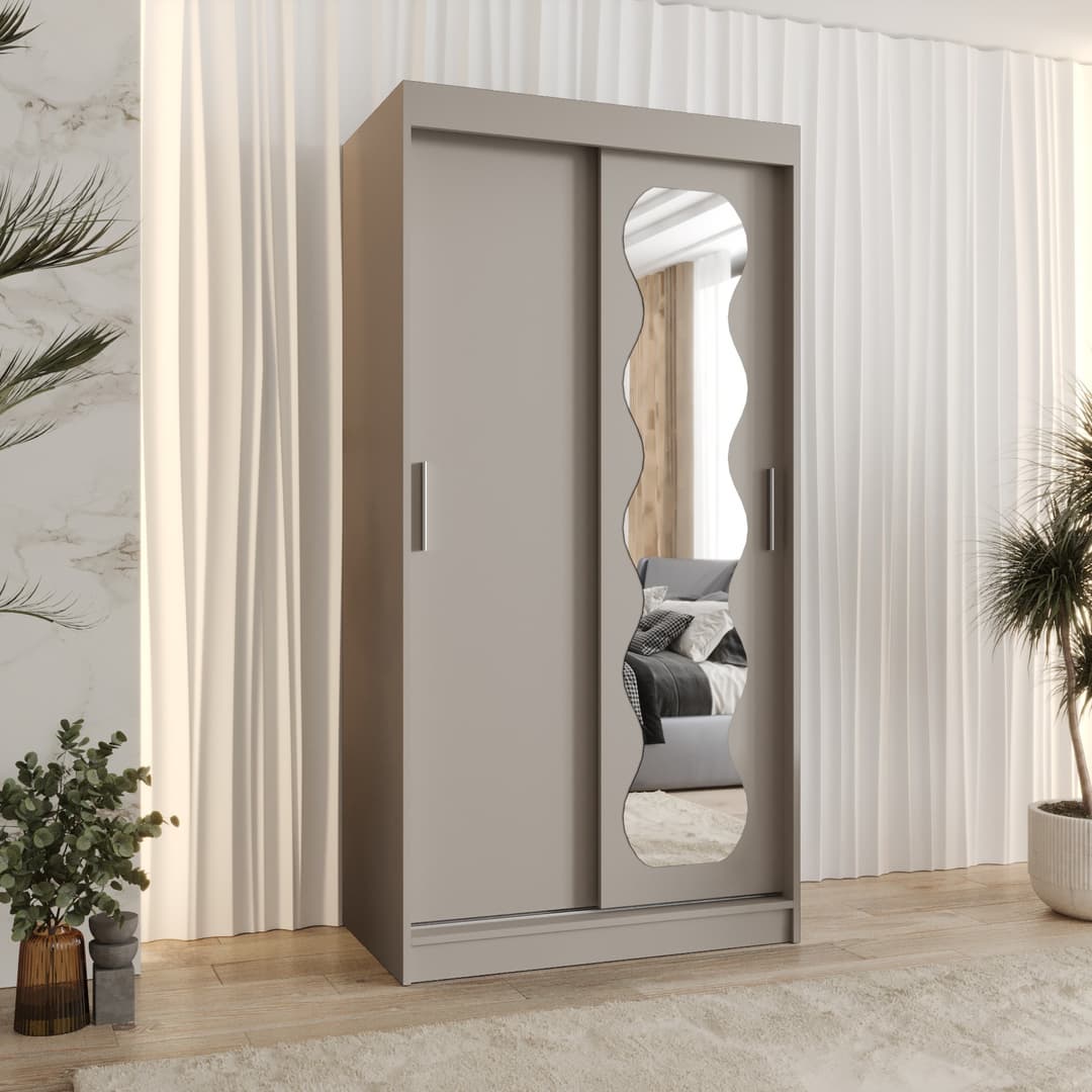 Spoti Sliding Door Wardrobe 100cm