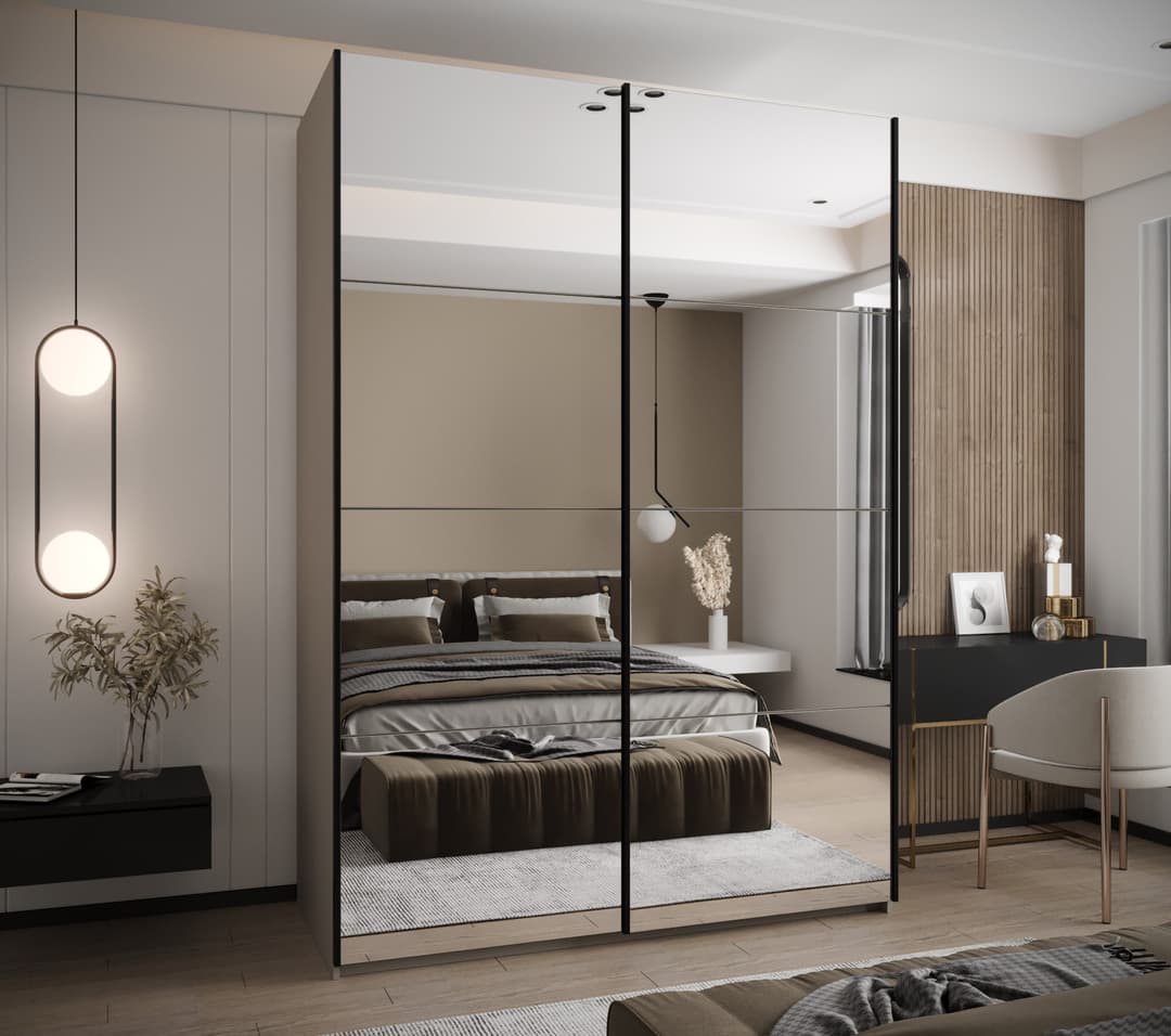 Trosa II Sliding Door Wardrobe 170cm