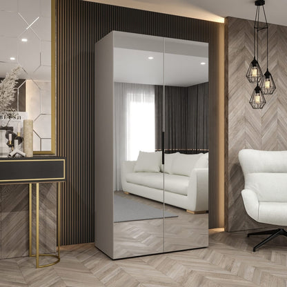 Marbella III Hinged Door Wardrobe 100cm