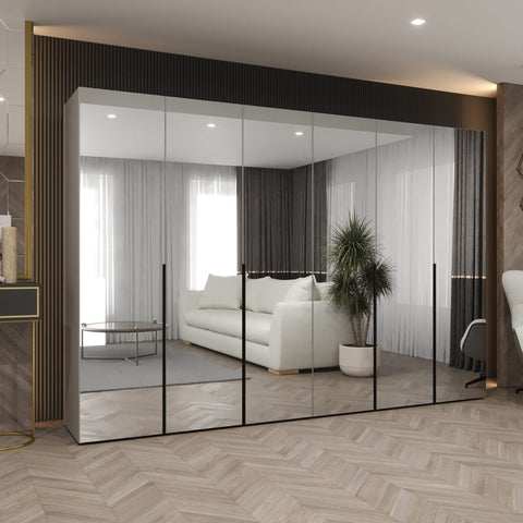 Alicante III Hinged Door Wardrobe 300cm