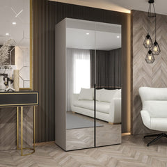 Alicante III Hinged Door Wardrobe 100cm