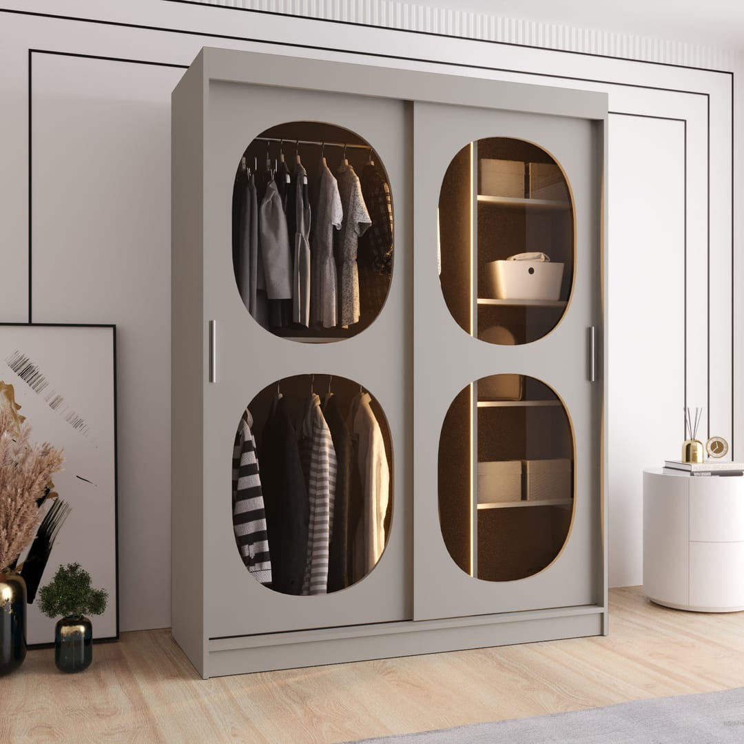 Bahrain II Sliding Door Wardrobe 150cm