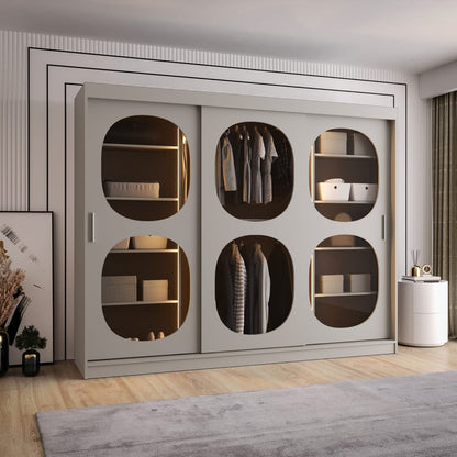 Bahrain II Sliding Door Wardrobe 250cm