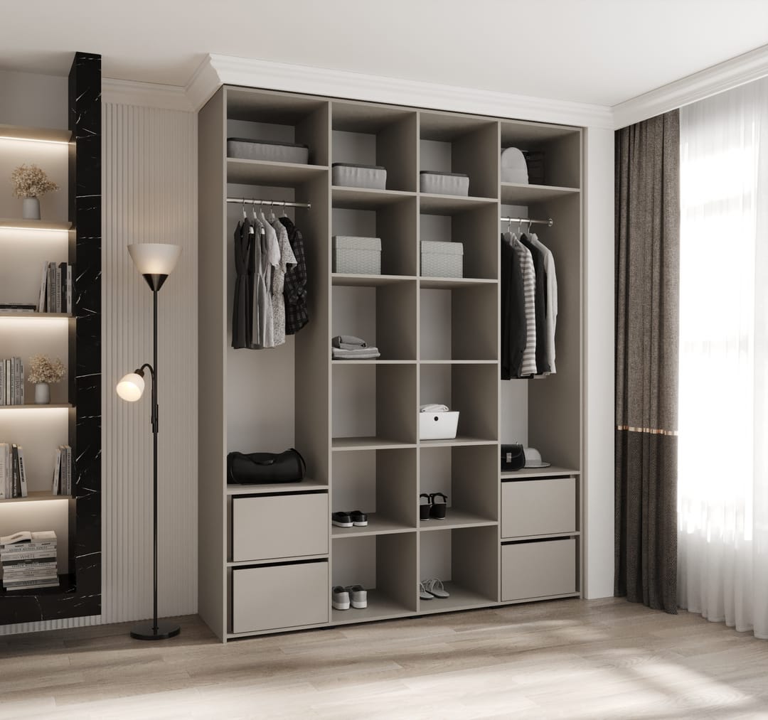 Como IV Hinged Door Wardrobe 190cm