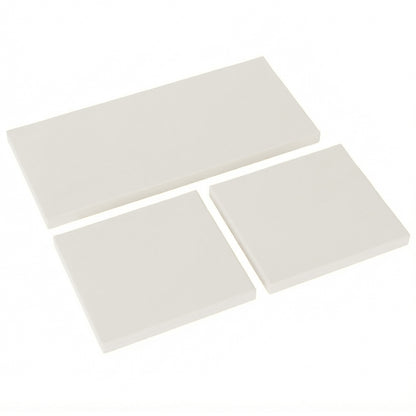Outsunny Outdoor Seat Cushion Pads for Rattan Furniture, 3 PCs Garden Furniture Cushions, Cream White