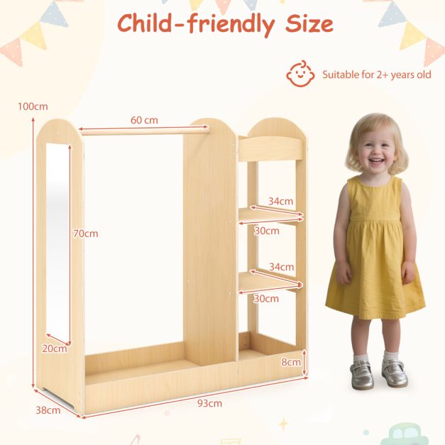 Kids Creative Play Bundle: Dress-Up Storage, Vanity & Art Table