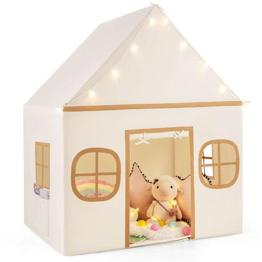 Kids Play Tent Large Playhouse Indoor Play Tent-Grey
