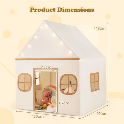 Kids Play Tent Large Playhouse Indoor Play Tent-Grey